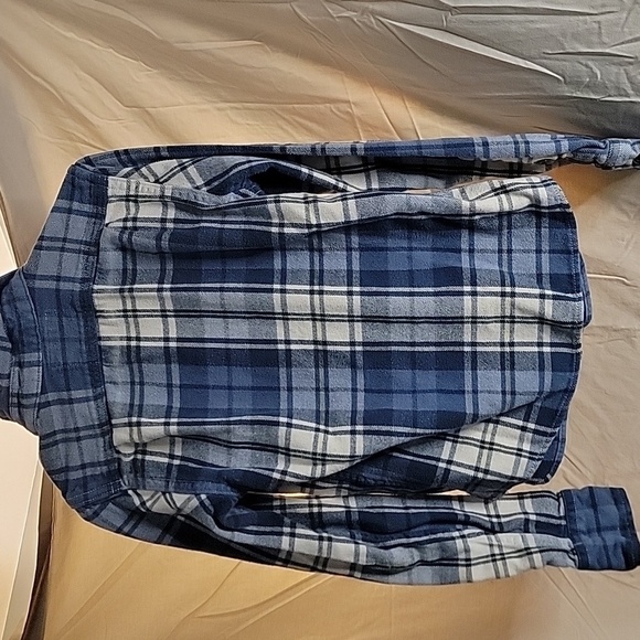 Mens Thick Hollister Flannel Shirt Size Small - Picture 3 of 4